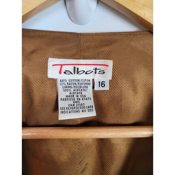 Talbots Vintage Tapestry Vest Size 16 - Picture 3 of 8